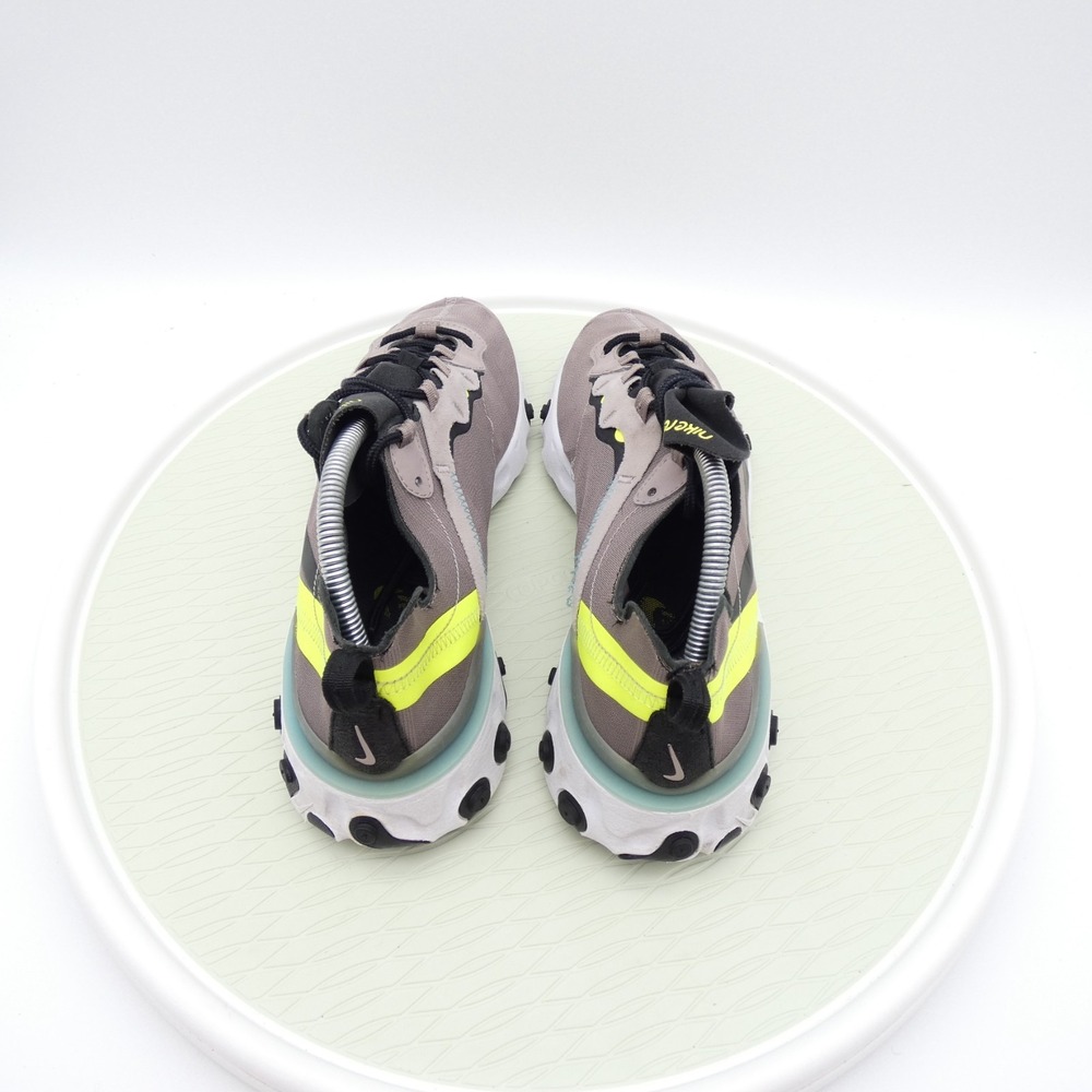 Nike React Element 55 BQ6166-001 Mens US 10.5 Running Shoes Black Gray Sneakers - Picture 5 of 10